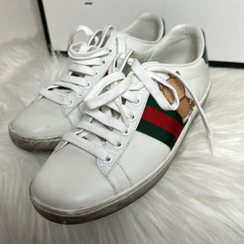 💯Authentic Gucci Sneakers with Cherryline Size 5.5 🍀 - Picture 11 of 15